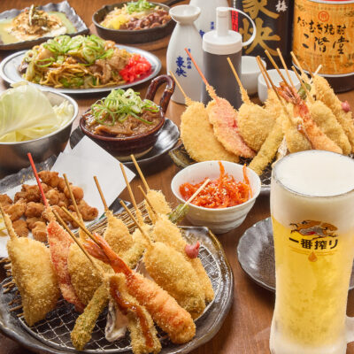 ご宴会やお集まりにもオススメの飲み放題付きコース！